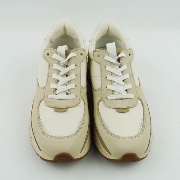 MADEWELL Size 8 Kickoff Trainer Sneakers in Antique Cream Multi $110 MB857 - Picture 4 of 9